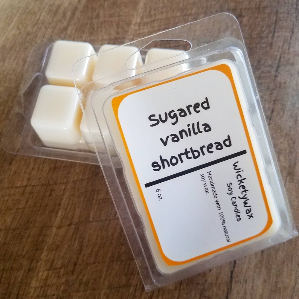 Sugared Vanilla Shortbread Wax Melts Handmade